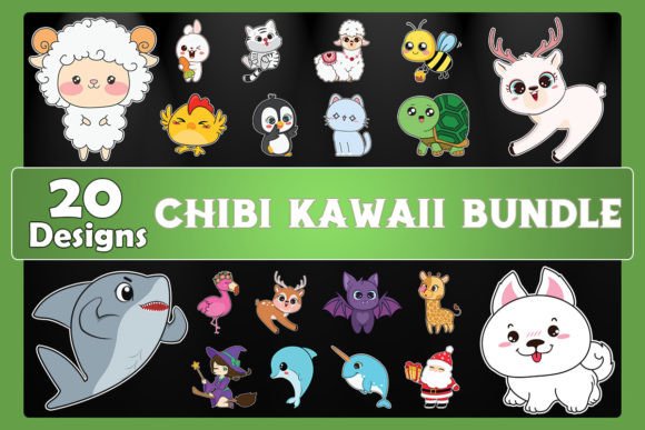 Chibi Kawaii Bundle SVG 20 Designs – A Designer's Review