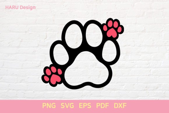 Dog Paw Frame: A Designer's Take on This Embroidery Graphic