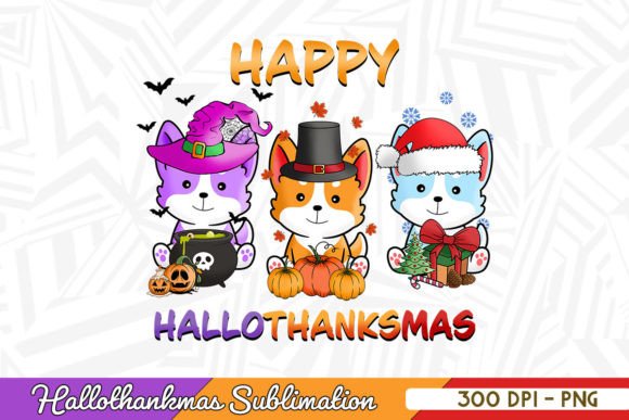 Happy Hallothanksmas Dog Sublimaition Review