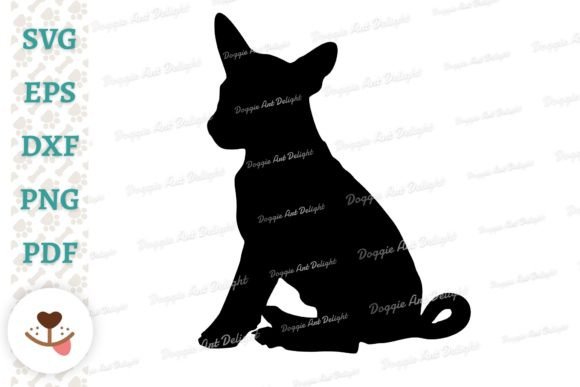 Sitting Basenji Puppy Silhouette Svg Png
