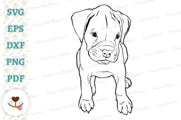 White Boxer Puppy Svg Vector Cut File – A Designer’s Review